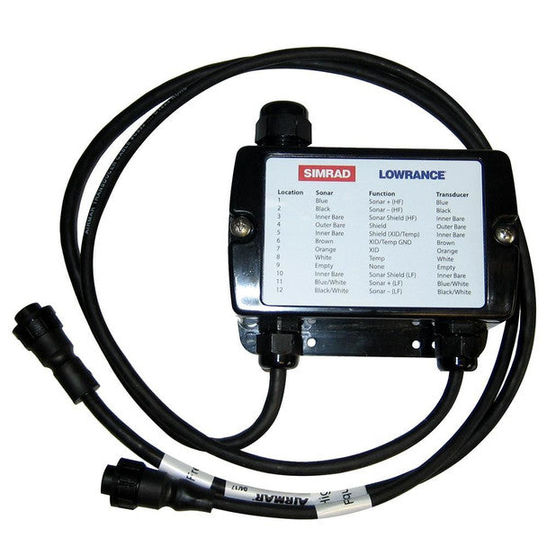 Simrad & Lowrance XSonic Pigtail Transducer Wiring Junction Box Adaptor