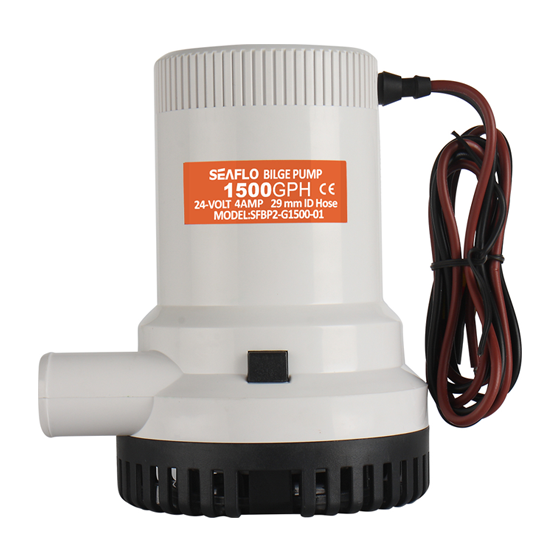 SEAFLO 01 Series 1500GPH Seaflo Bilge Pump NON AUTO
