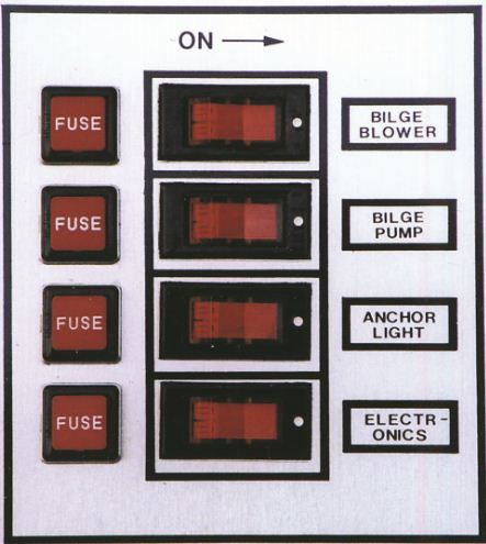 Switch Panel – 4 Gang - Silver Alloy (114016)