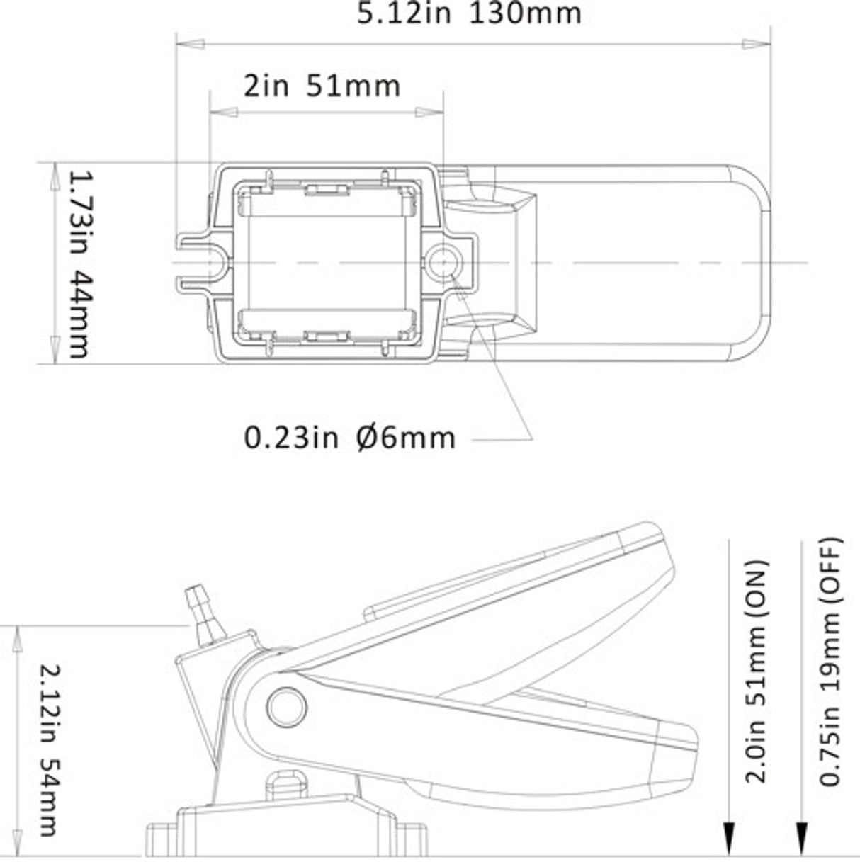 SEAFLO Marine Automatic Bilge Pump Float Switch 12V/24V/ 32V