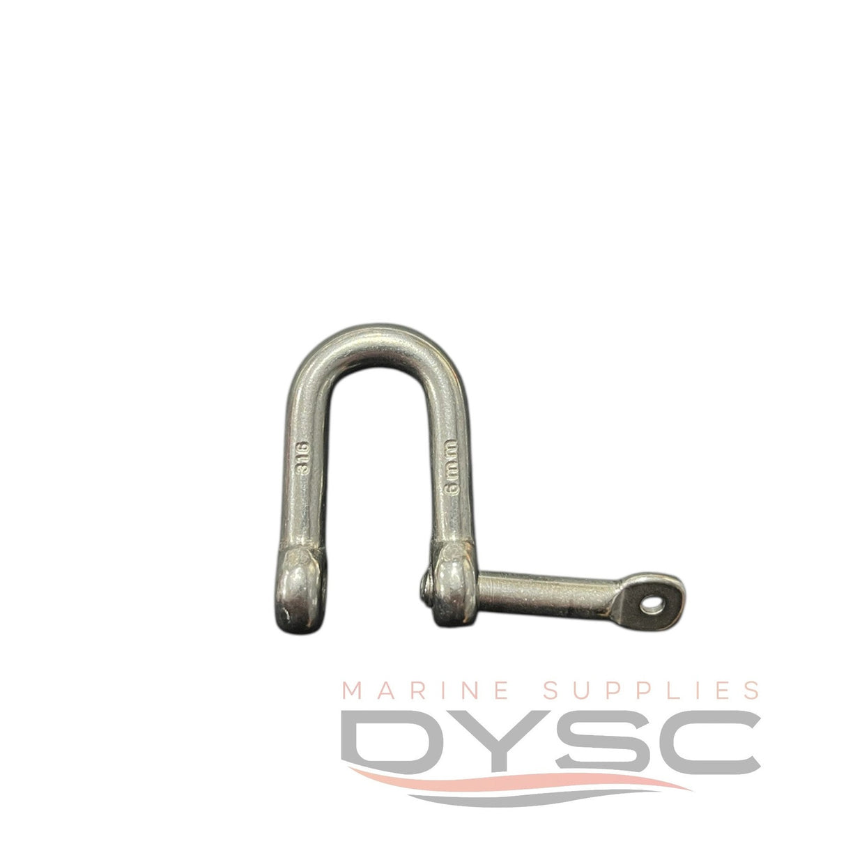 Forged Dee Shackles with captive bolt 316 Stainless
