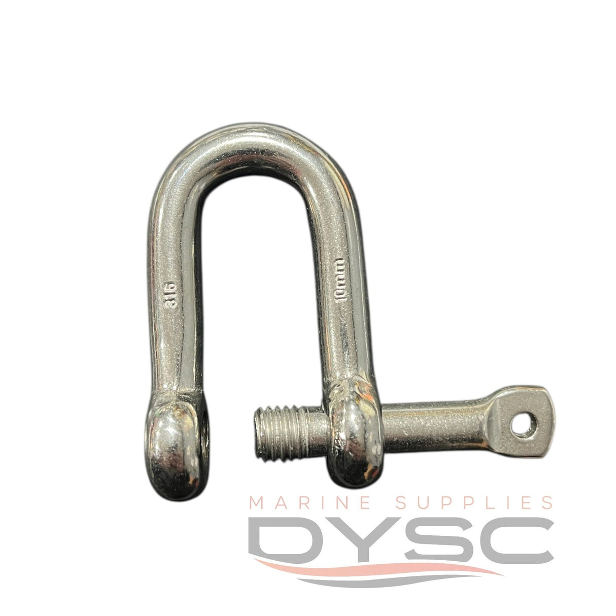 Forged Dee Shackles with captive bolt 316 Stainless