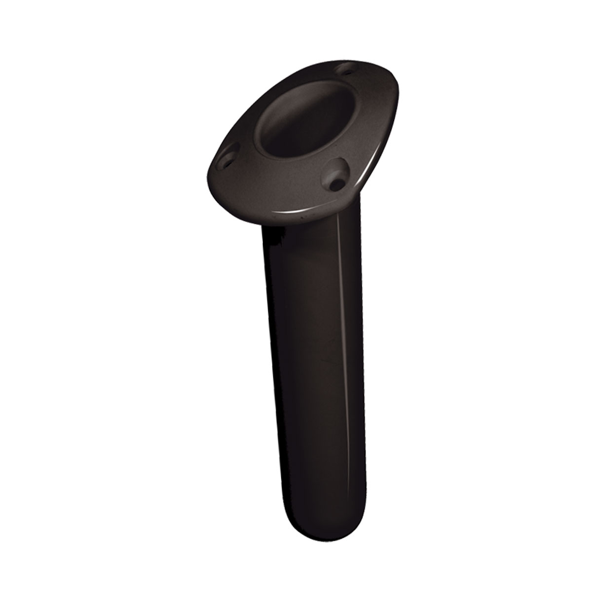 Oval Flush Mount Rod Holder Without Cover Black BLA 192567