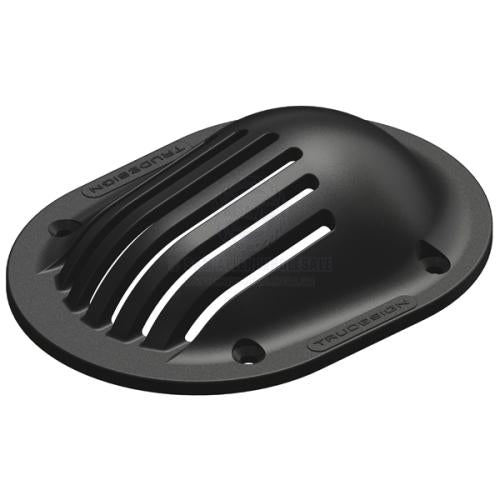 TruDesign Black Strainer Oval - 100mm x 65mm ID