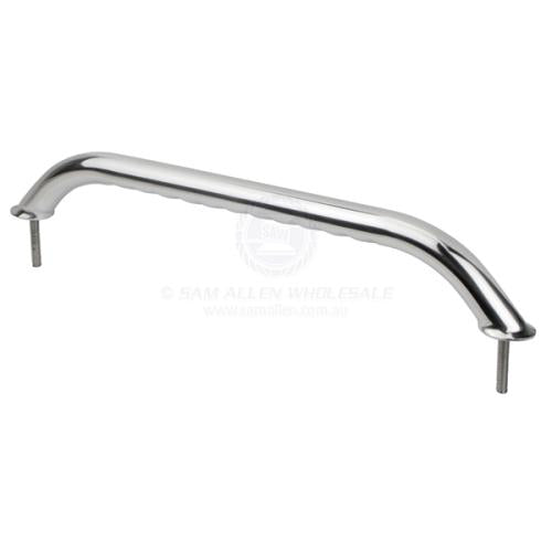 Hand Rails - Ribbed Grip - Stud Mount - Stainless Steel