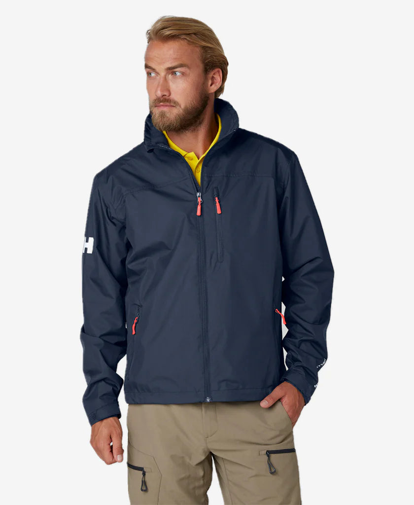 HELLY HANSEN CREW MIDLAYER JACKET NAVY