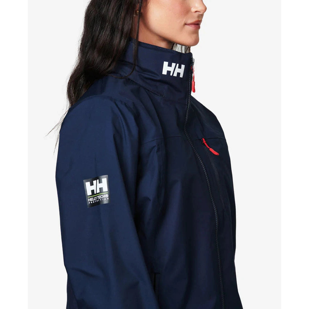 HELLY HANSEN WOMEN'S CREW MIDLAYER JACKET NAVY