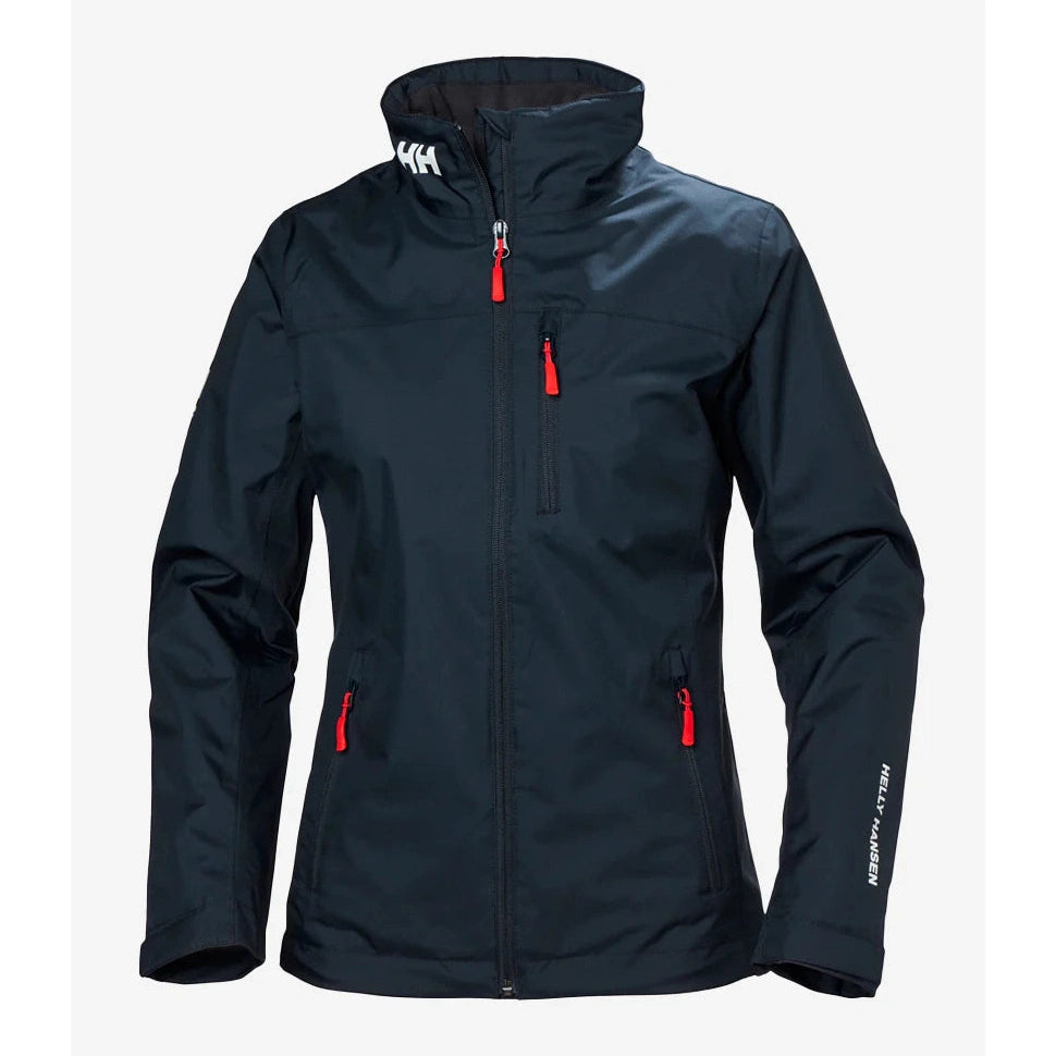 HELLY HANSEN WOMEN'S CREW MIDLAYER JACKET NAVY