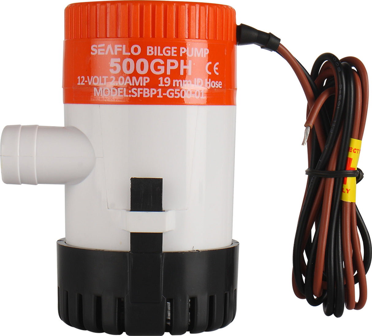 SEAFLO 01-Series 12V Submersible Bilge Pump 500GPH Non-Automatic