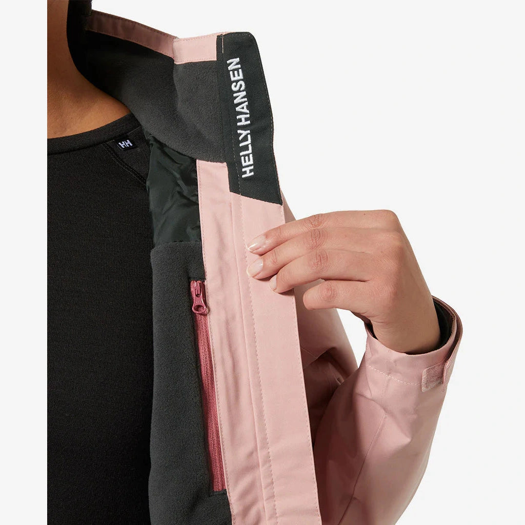 Helly Hansen Women's Crew Midlayer Jacket 2.0 Pink Salt