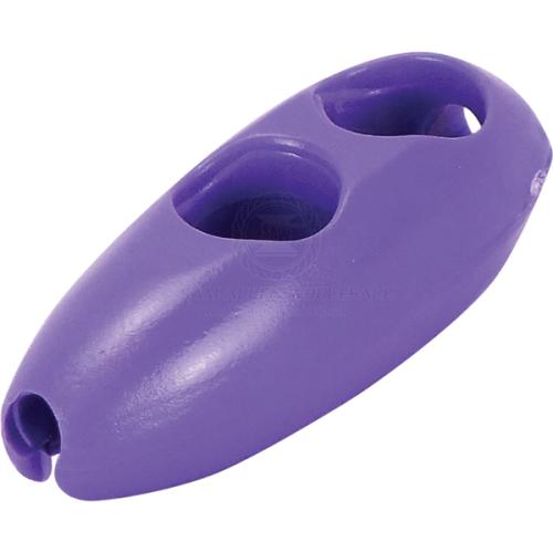 Olive clip suit 6mm shock cord purple