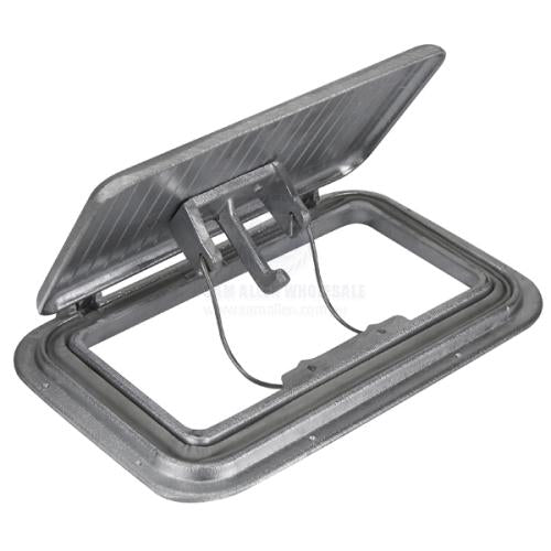 Scupper raw alloy 240 x 148mm