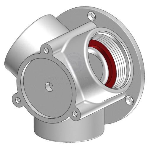 TruDesign Aquavalve - Connector 3 Ways 1 1/2" BSP