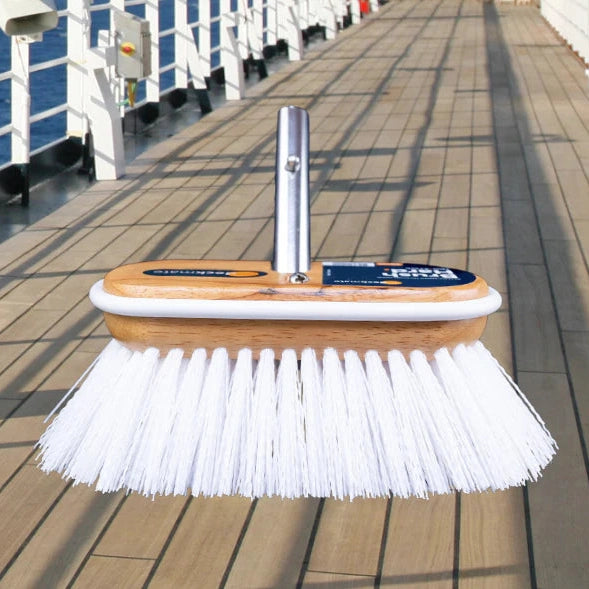 Deckmate Brush – Hard – White – 24cm / 9.5inch