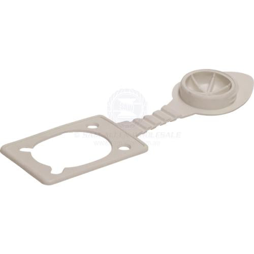 Rod Holder Cap To Suit Square Top White