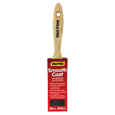 UNi-PRO Smooth Coat Synthetic Wall Brush Range