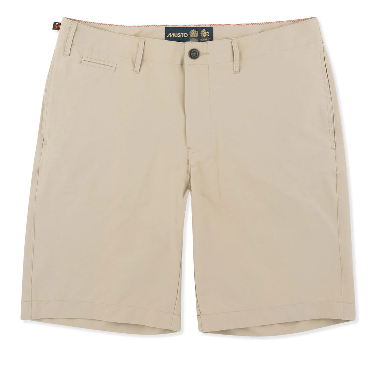 Musto MEN'S RIB UV FAST DRY SHORT Light Stone Clearance
