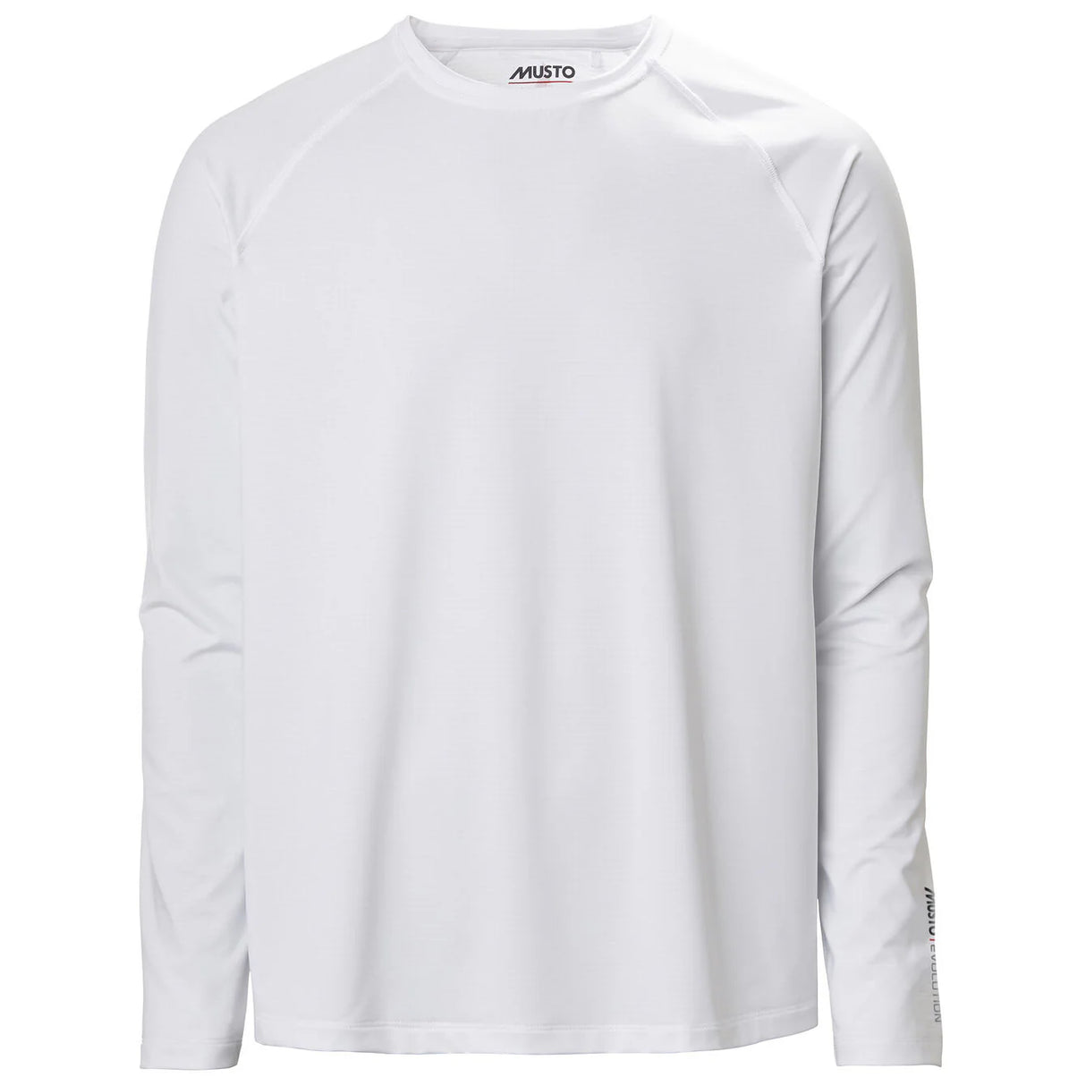 MUSTO MENS EVOLUTION SUNBLOCK LONG SLEEVE TEE 2.0 CLIPPER ROUND THE WORLD SPECIAL WHITE LARGE