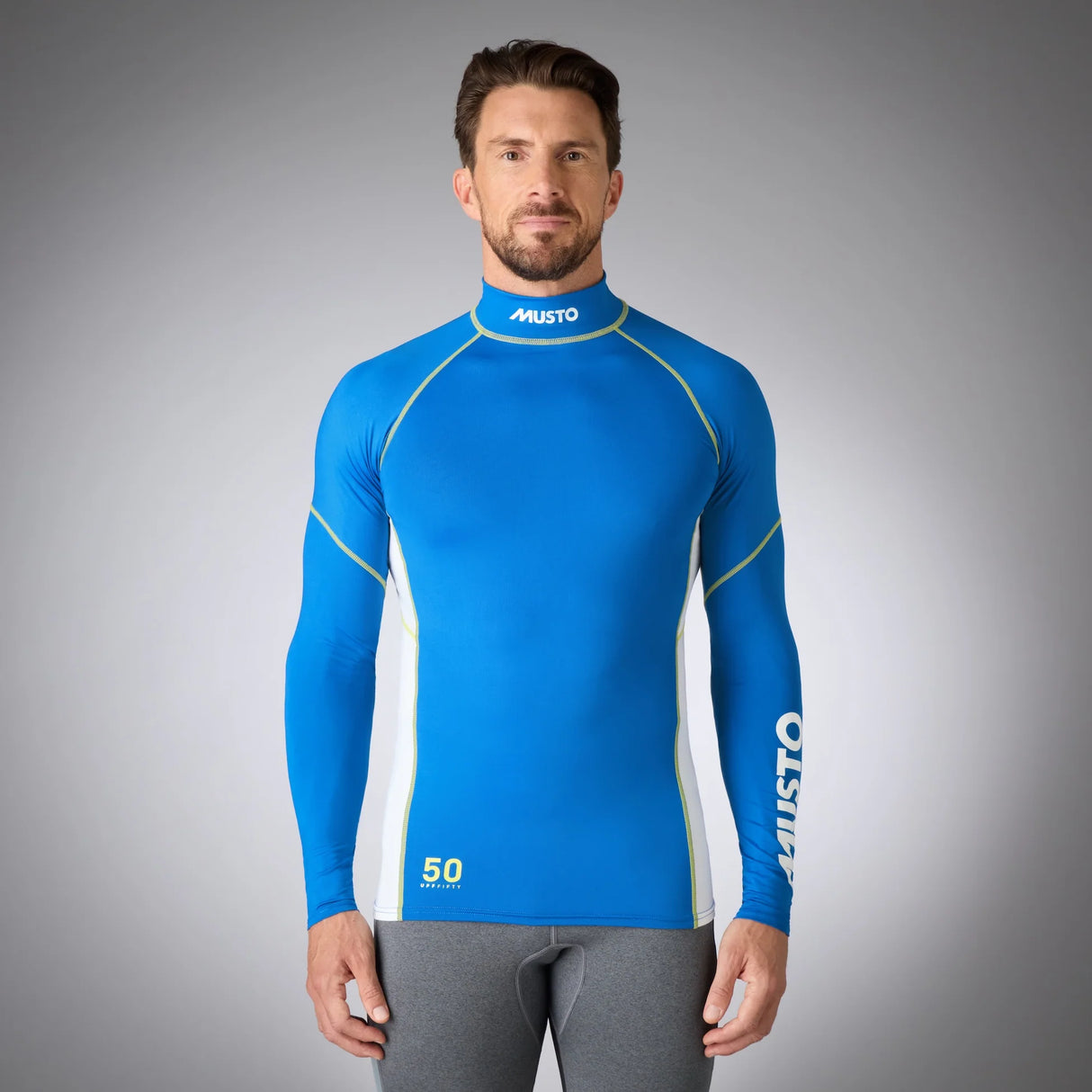 Musto Championship long sleeve Rash Top Aruba Blue
