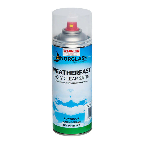 Norglass Weatherfast Poly Clear Gloss Spray Can 300g