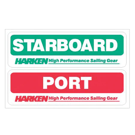 Harken Port/Starbaord Sticker