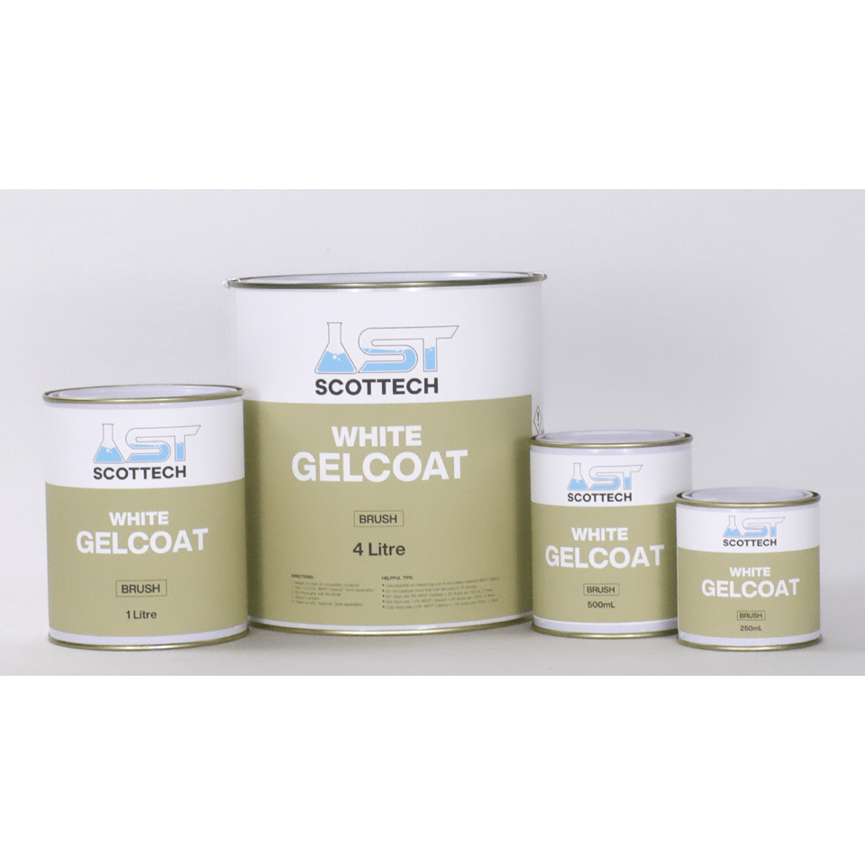 Scottech Gelcoat White Brush Various Sizes