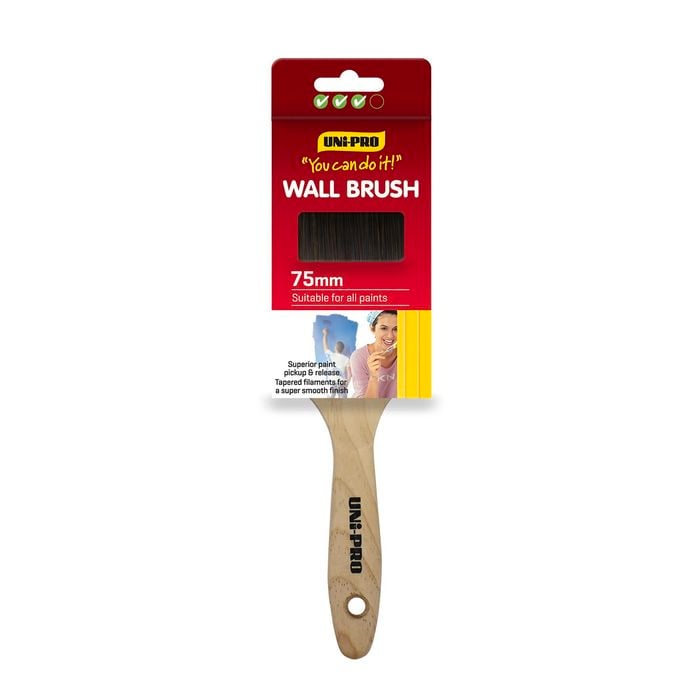 UNi-PRO 75mm Smooth Coat Wall Paint Brush