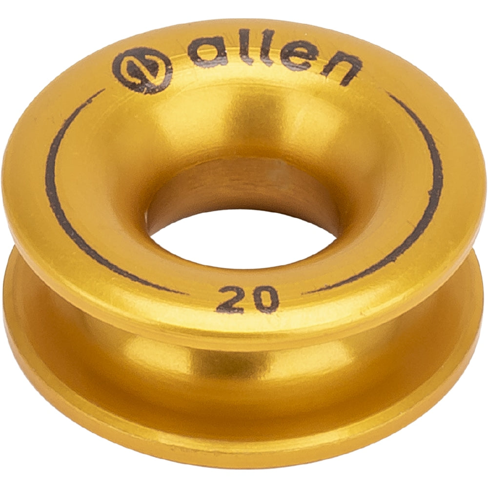 Allen 20mm x 8mm x 8mm Aluminium thimble Gold