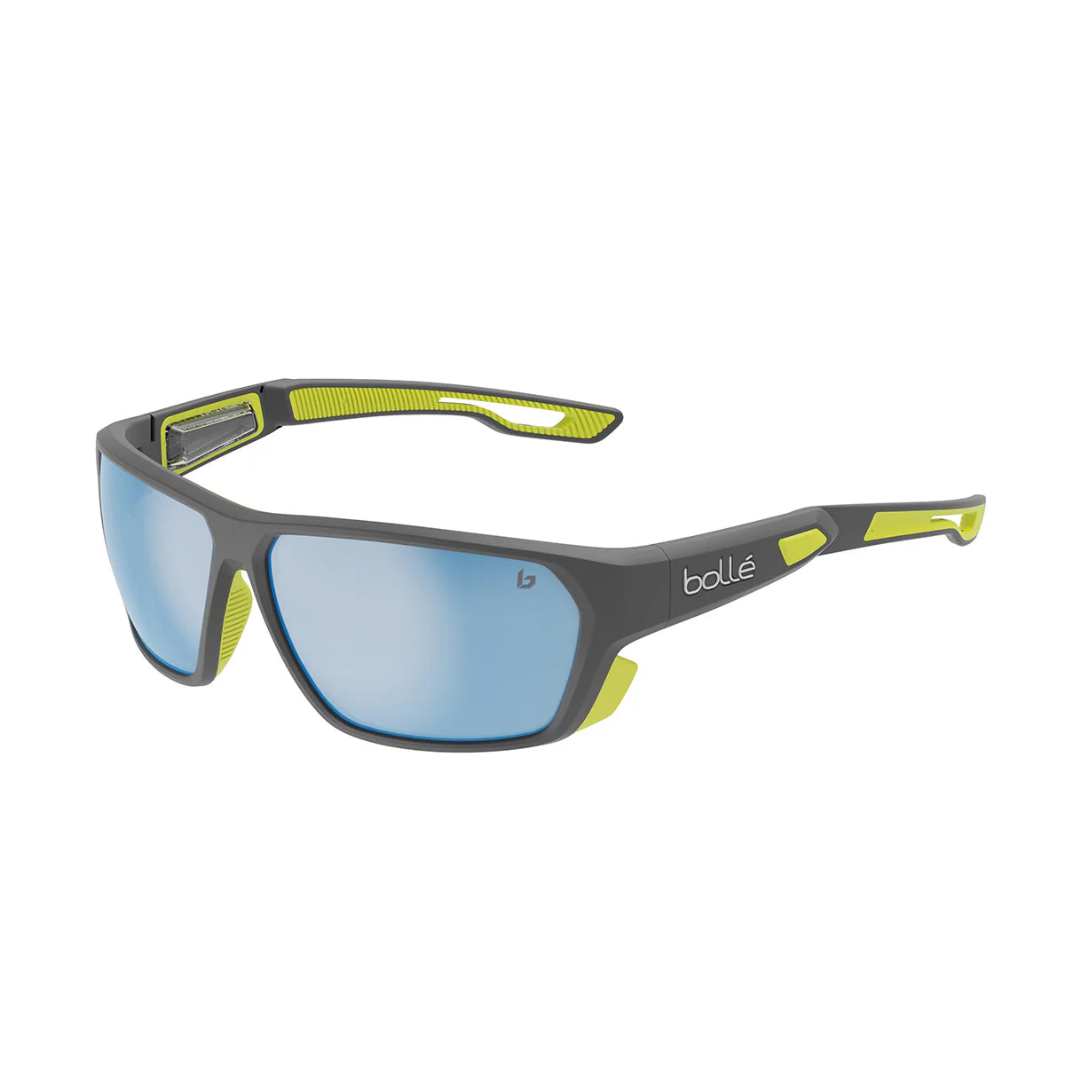 Bollé Airfin Grey Acid Matte / Sky Blue Polarised Cat 3