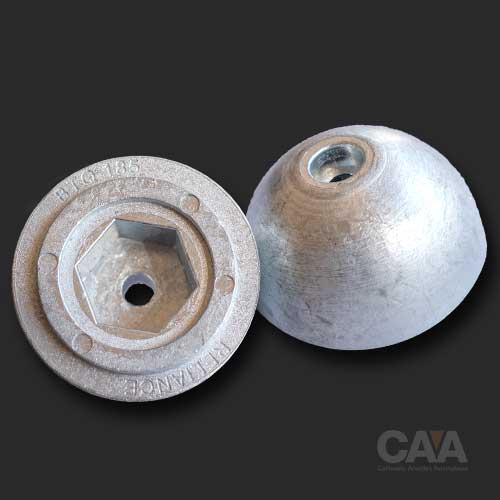 BTQ/BTR Thruster Anode 185mm Zinc