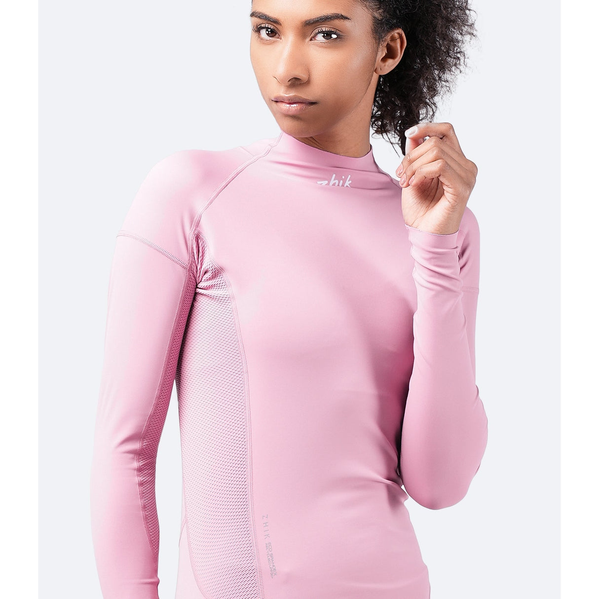Zhik Womens Eco Spandex Long Sleeve Top - Pink