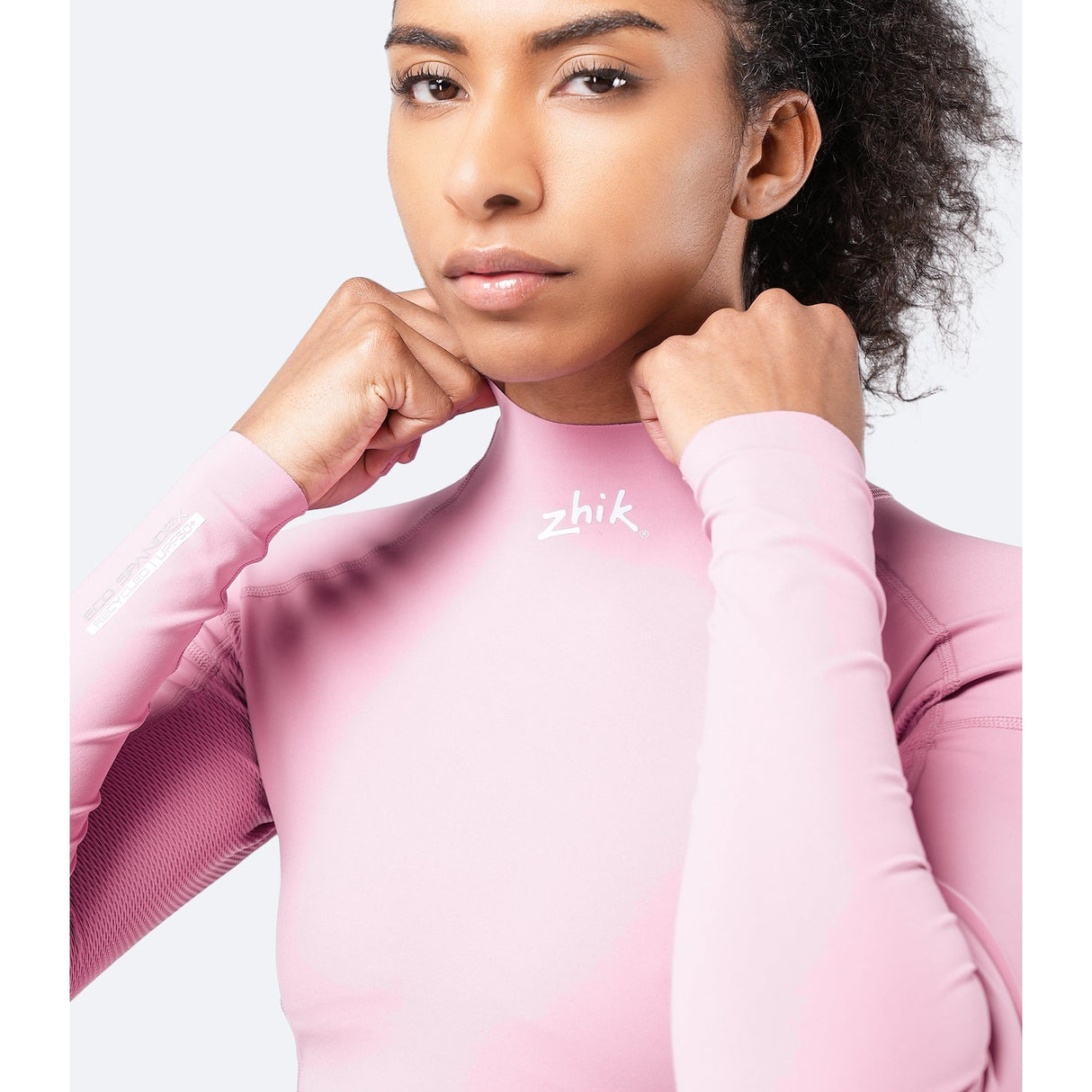 Zhik Womens Eco Spandex Long Sleeve Top - Pink