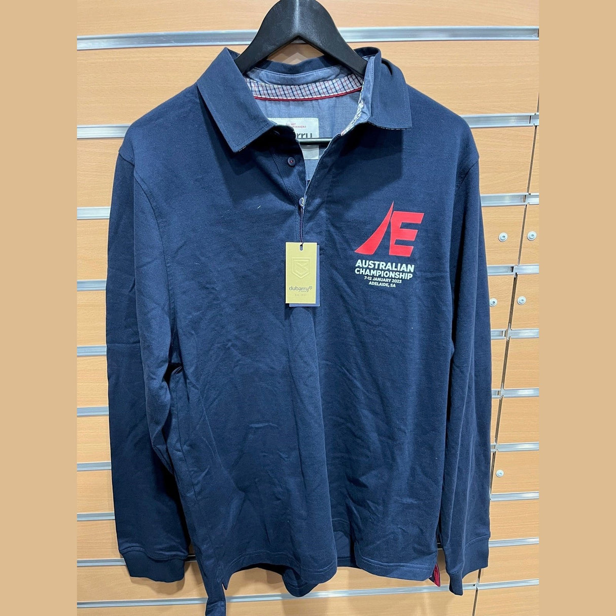 DUBARRY Furlong rugby top Navy CLEARANCE ETCHELL AUSTRALIAN CHAMP 2023 LARGE