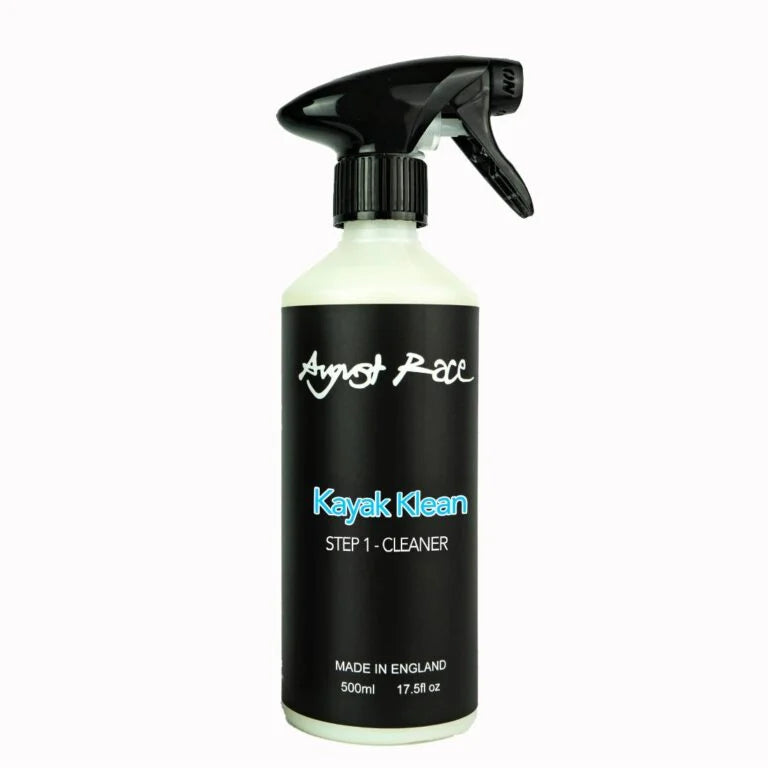 August Race Kayak Klean Step 1