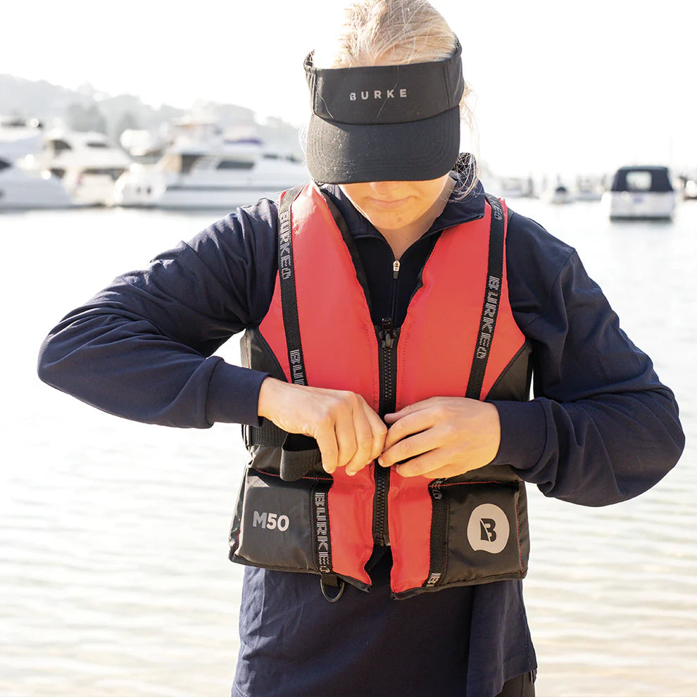 Burke Marine M50 Front Entry PFD - Level 50