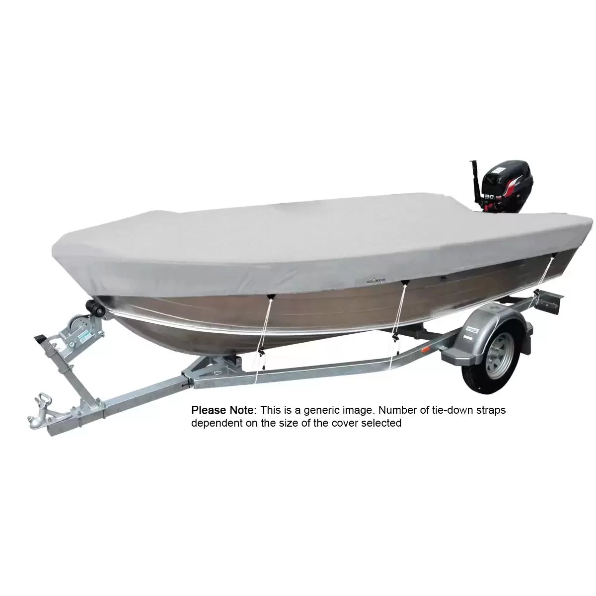 Oceansouth Open Boat & Tinny Covers Grey
