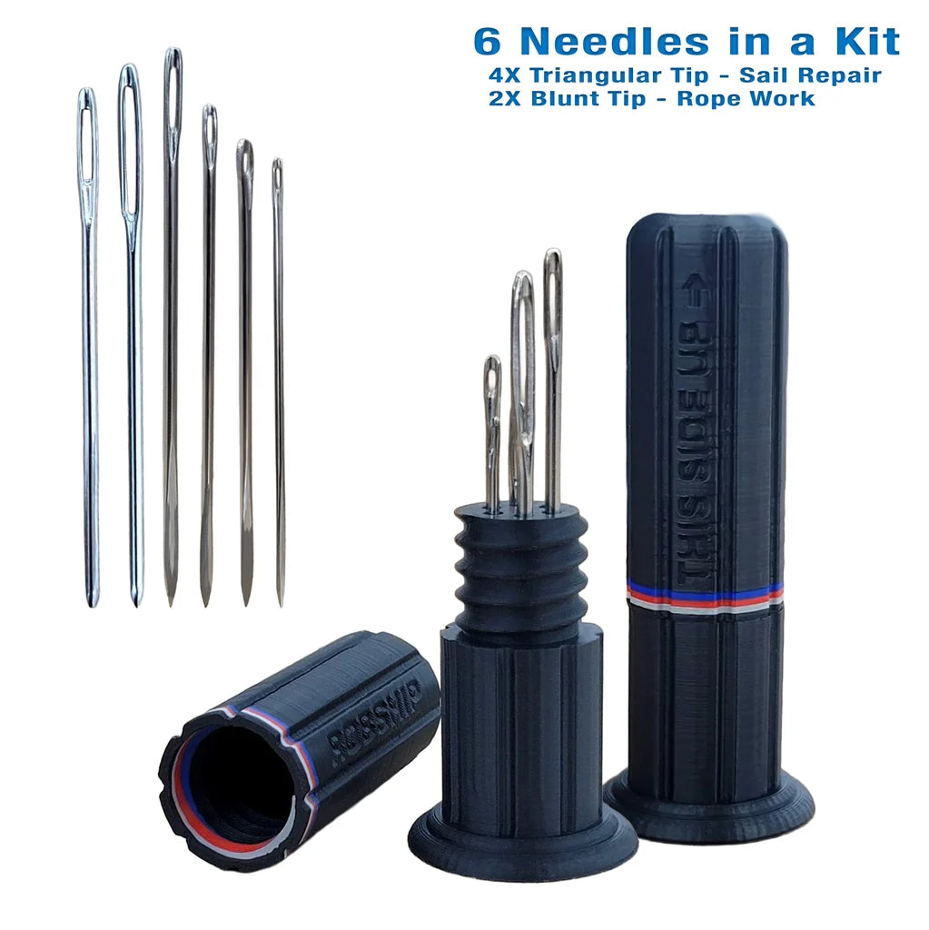 Robship sail/ropework needles set of 6