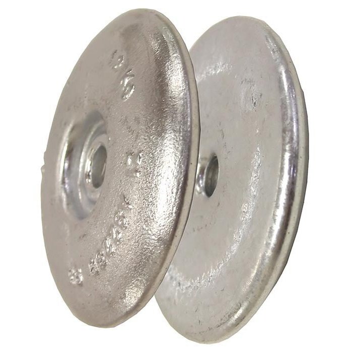 Cheras Anode - Zinc Rudder Anode 95mm Pair RWB3314