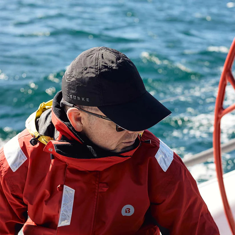 Burke Marine  Quick Dry Cap - Black