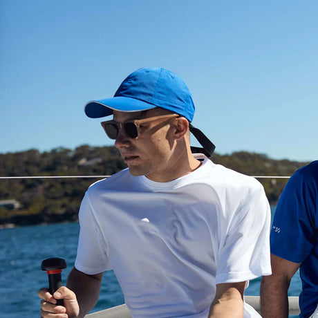 Burke Marine  Quick Dry Cap - Blue