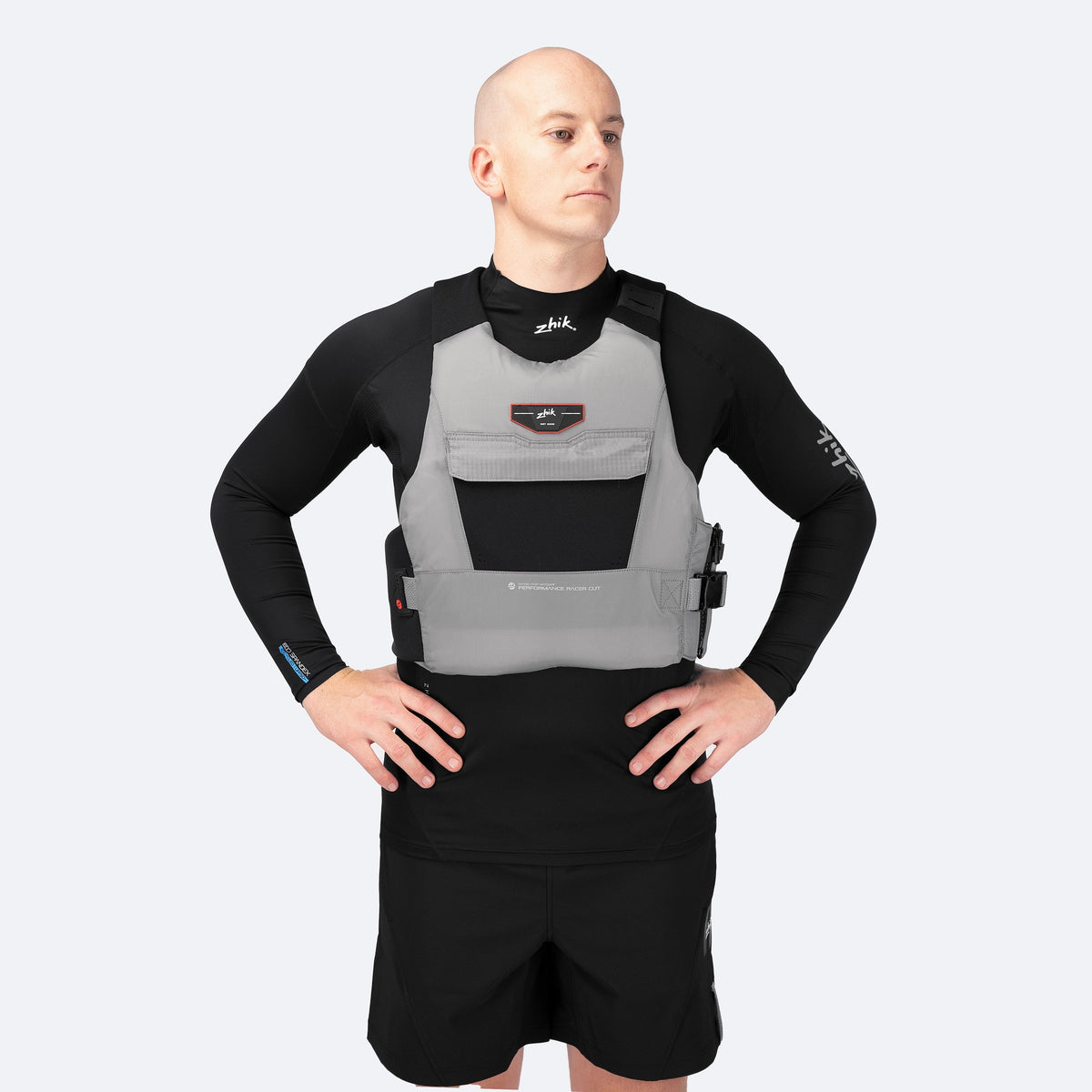 Zhik Performance Racecut PFD Grey DYSC Marine Supplies zhik-performance-racecut-pfd-grey-dysc-marine-supplies