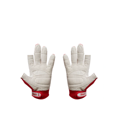 SLAM LONG FINGER GLOVES RED CLEARANCE