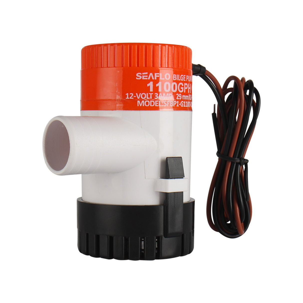 SEAFLO 01-Series 12V 1100 GPH Submersible Bilge Pump Non-Automatic