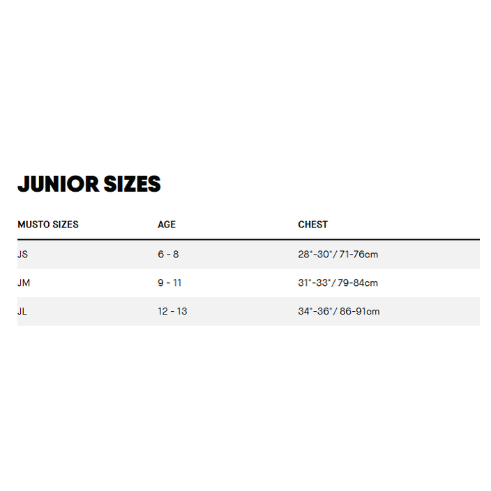 MUSTO JUNIOR CHAMPIONSHIP RASH GUARD