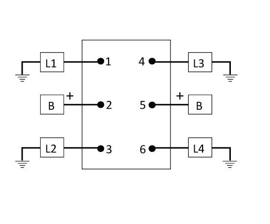 Cole Hersee Toggle Switch MOM On/Off/MOM On DPDT Rated 25A 12V