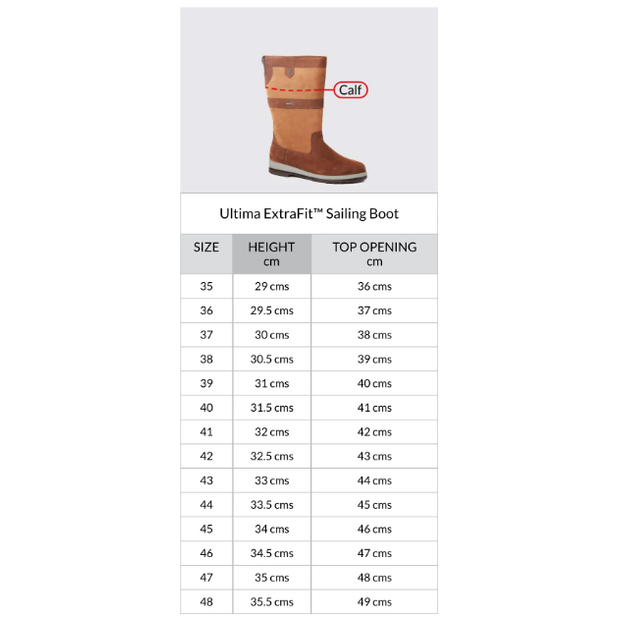 Dubarry Ultima ExtraFit™ Sailing Boot - Brown