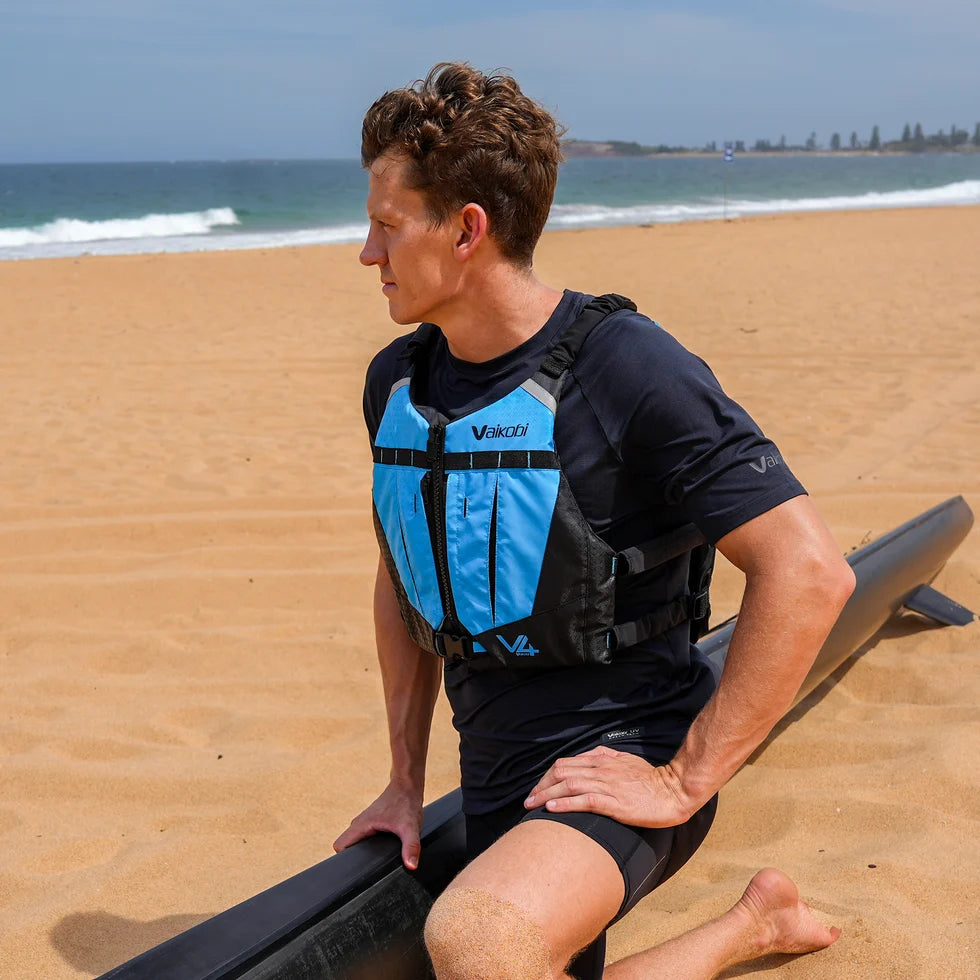 Vaikobi V4 Ocean Racing PFD Life Jacket - CYAN