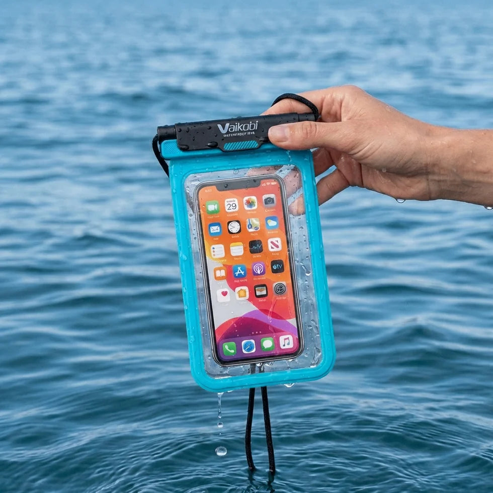 Vaikobi Waterproof Phone Case Blue