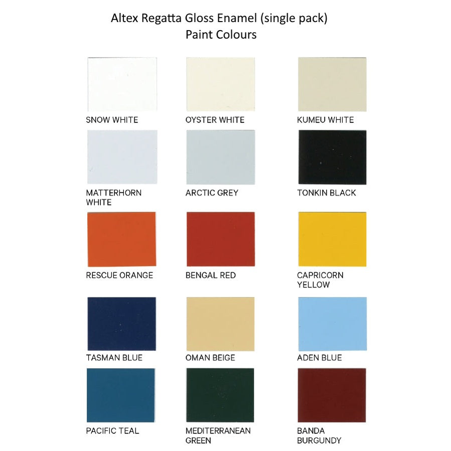 Altex Regatta Gloss Enamel Snow White 1lt