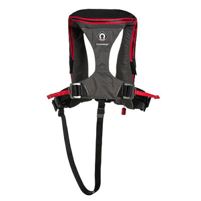 Crewsaver Crewfit PFD 180N Pro Manual, Non Harness - Black/Red